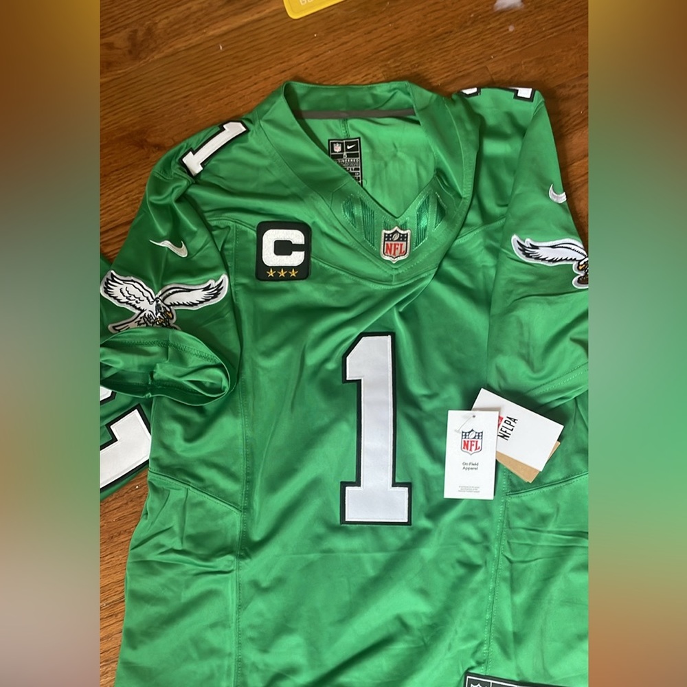Notably player kelly green eagle jerseys -